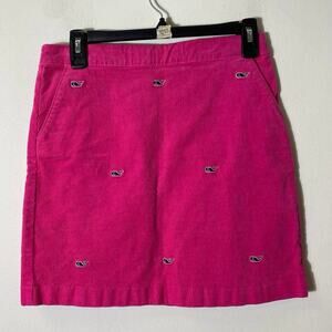 Girl's Vineyard Vines Hot Pink Corduroy Mini Skirt Sz 14